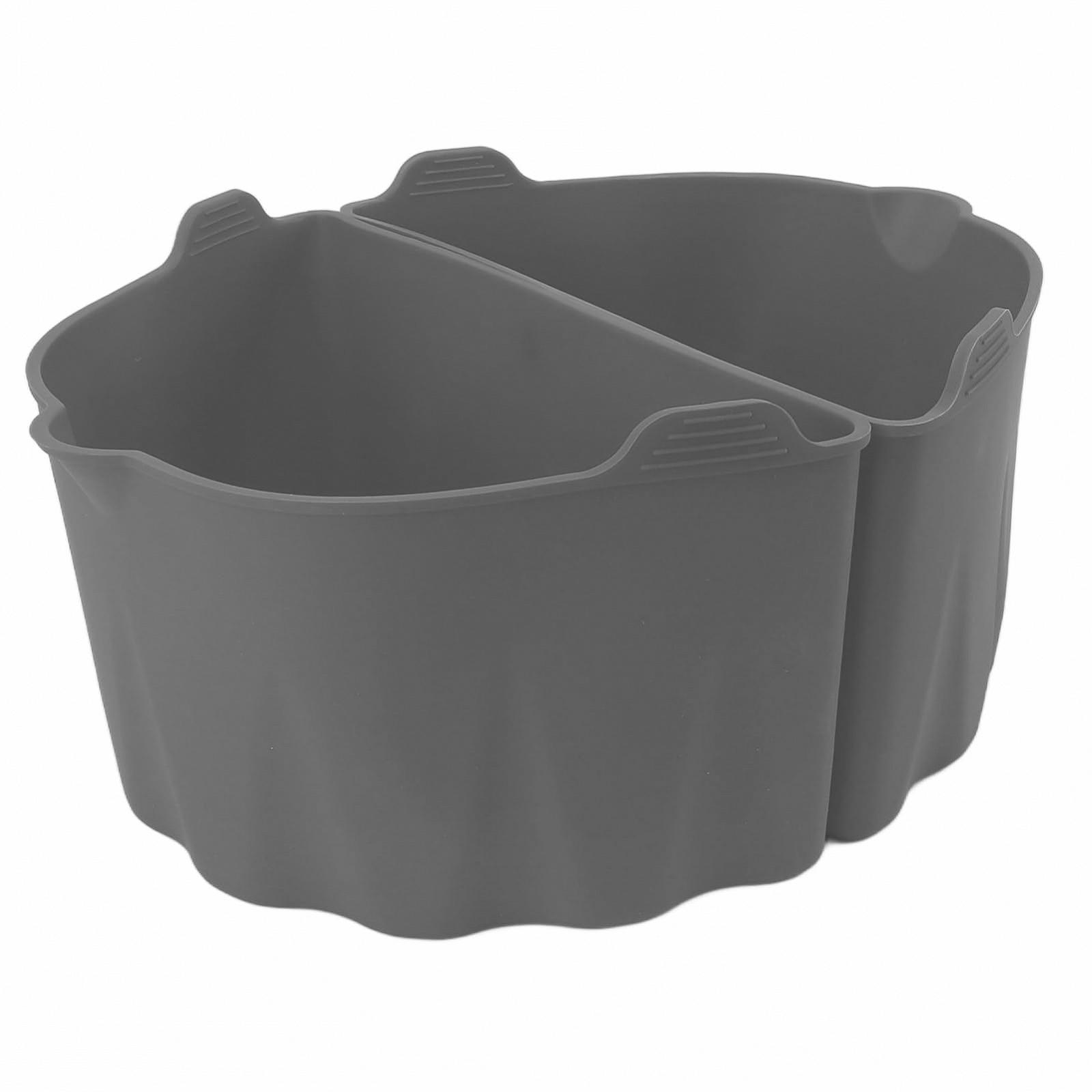 Силиконовая вставка Syrisora 2 штуки для мультиварки 6-7 QT серая, фото №2