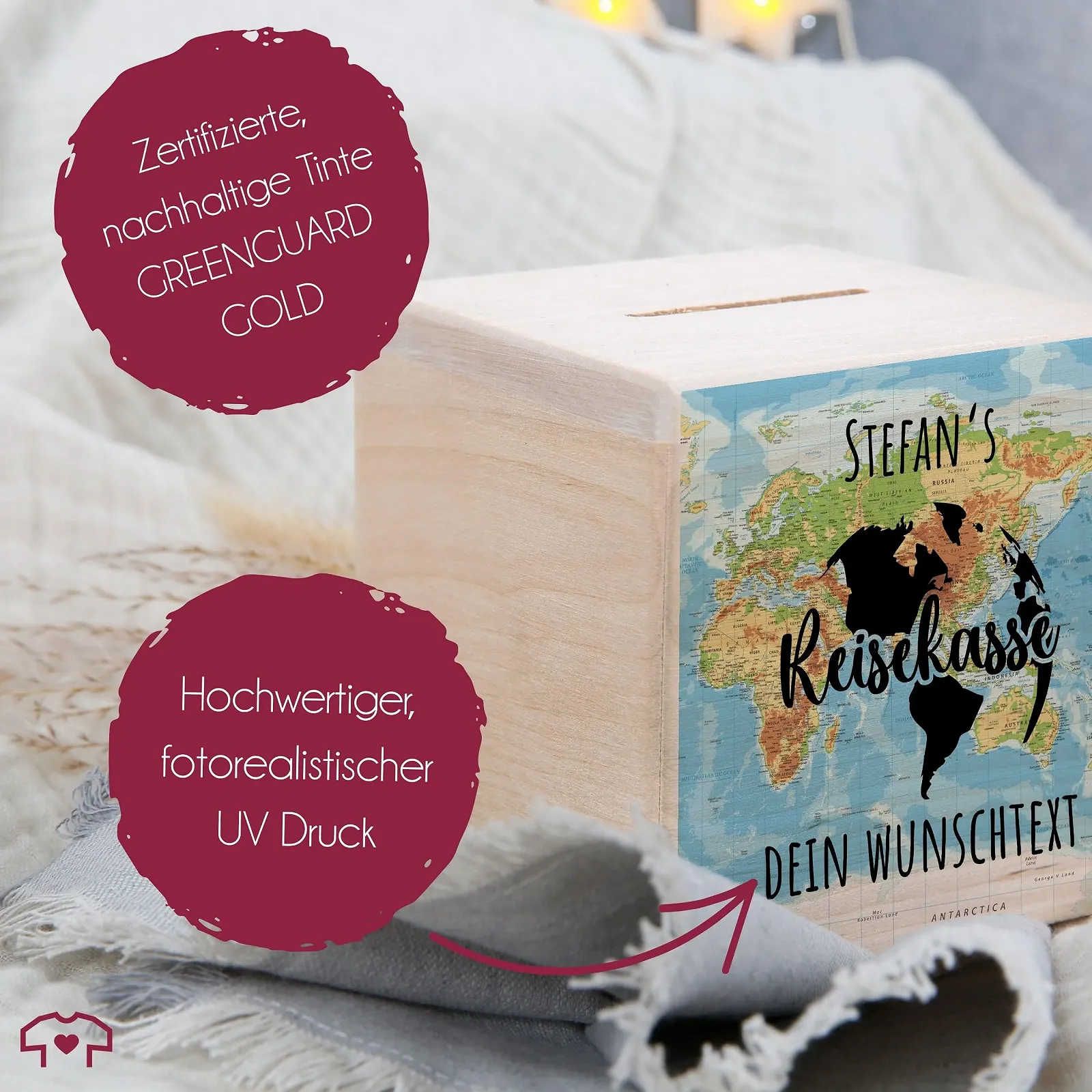 Скарбничка дерев'яна Фонд подорожей, фото №5