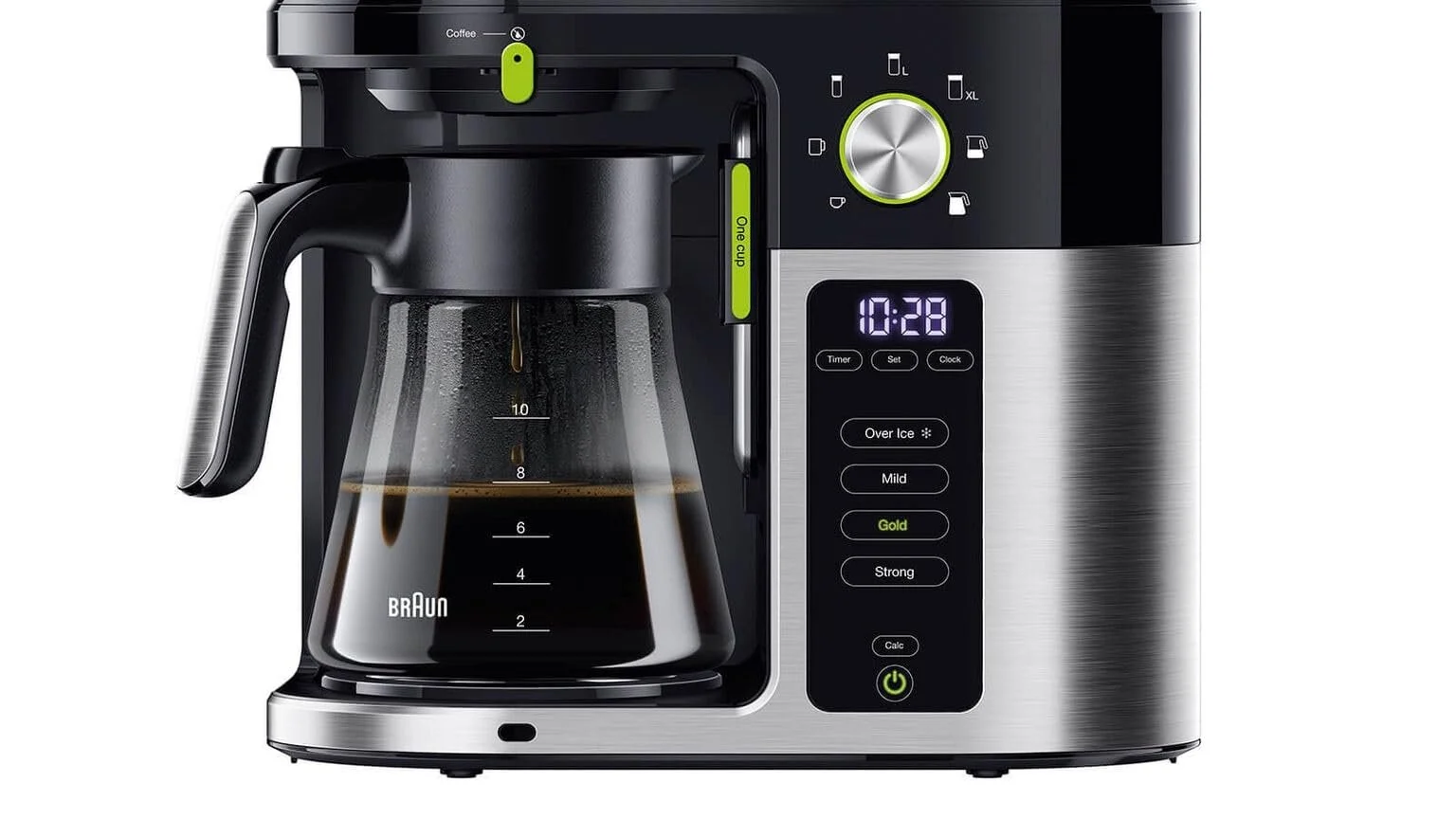 Кофеварка капельная Braun MultiServe 7 размеров порций Черная, фото №2