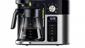 Кофеварка капельная Braun MultiServe 7 размеров порций Черная synthetic.ua - Фото 1