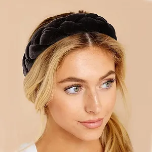 Обруч DRESHOW Плетеный Бархатный Эластичный synthetic.ua - Фото 1