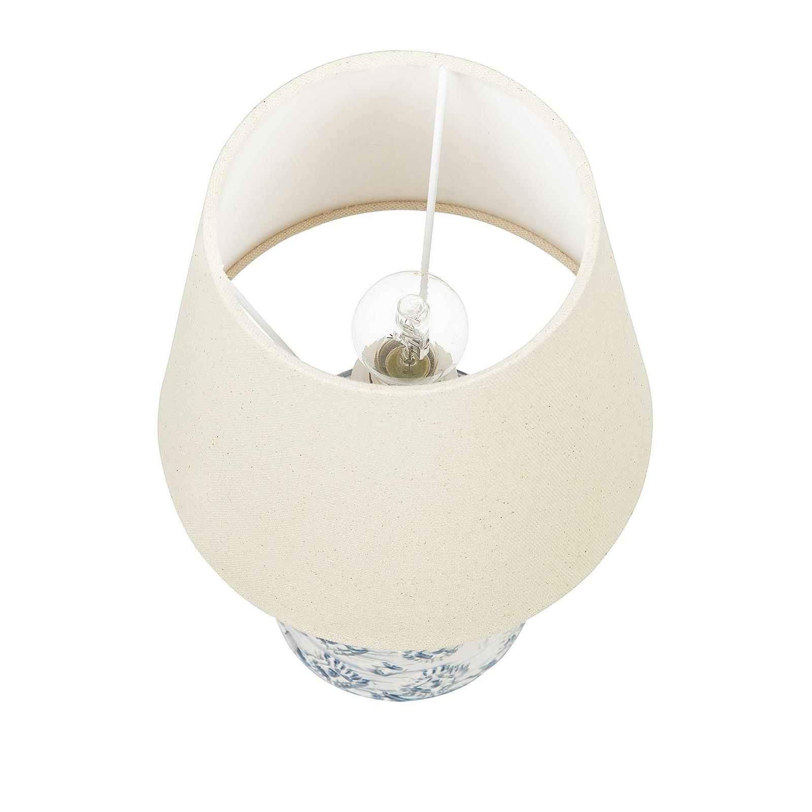 Настільна лампа Rosanna Декоративна Кераміка/Тканина Бежевий, фото №7