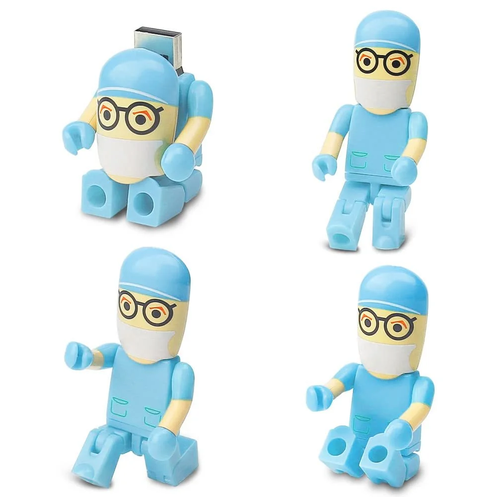 USB-накопичувач Cartoon Doctor Model 32GB USB 2.0 Блакитний, фото №3 USB-накопичувач Cartoon Doctor Model 32GB USB 2.0 Блакитний, фото №3