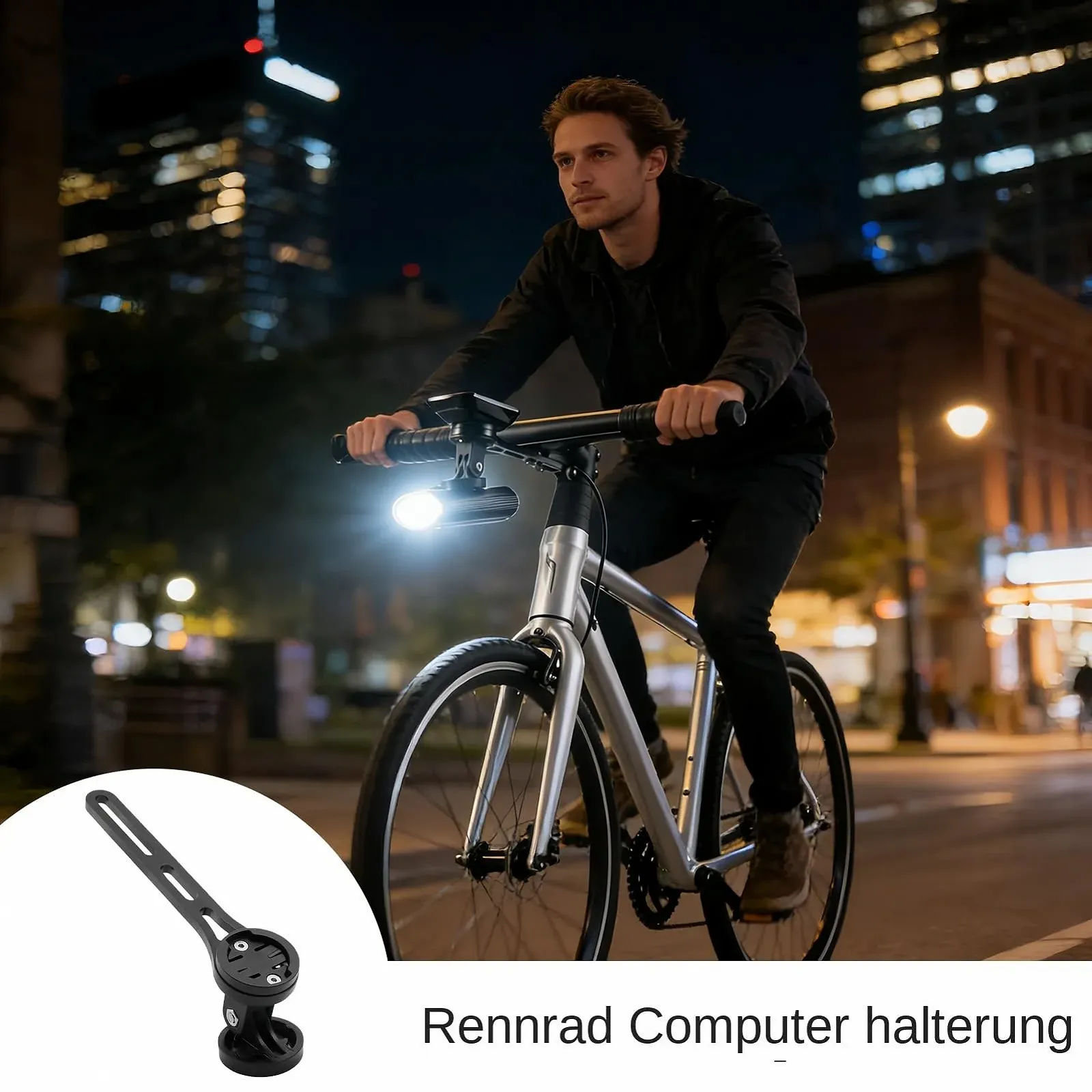 Крепление для велокомпьютера и экшн-камеры универсальное Adjustable, фото №3