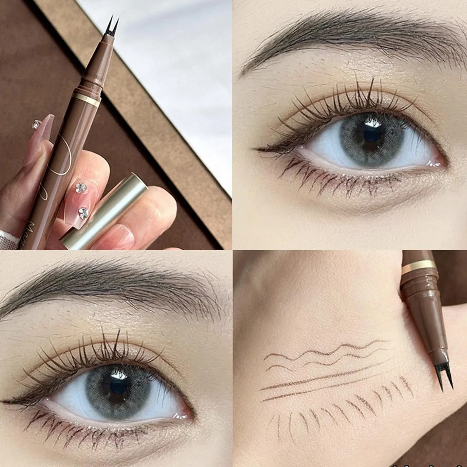 ZORQ Фломастер-підводка для нижніх вій з подвійним краєм Рідка, фото №4