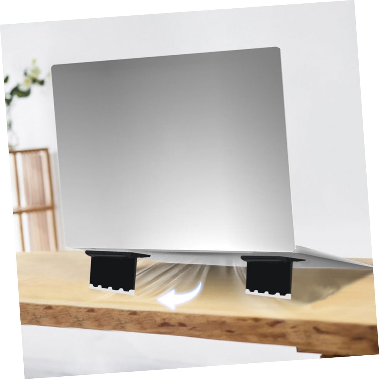 Підставка для ноутбука GALPADA 4 x, складана для ноутбука, ергономічна регульована по висоті для охолодження портативна для офісу, фото №6 Підставка для ноутбука GALPADA 4 x, складана для ноутбука, ергономічна регульована по висоті для охолодження портативна для офісу, фото №6