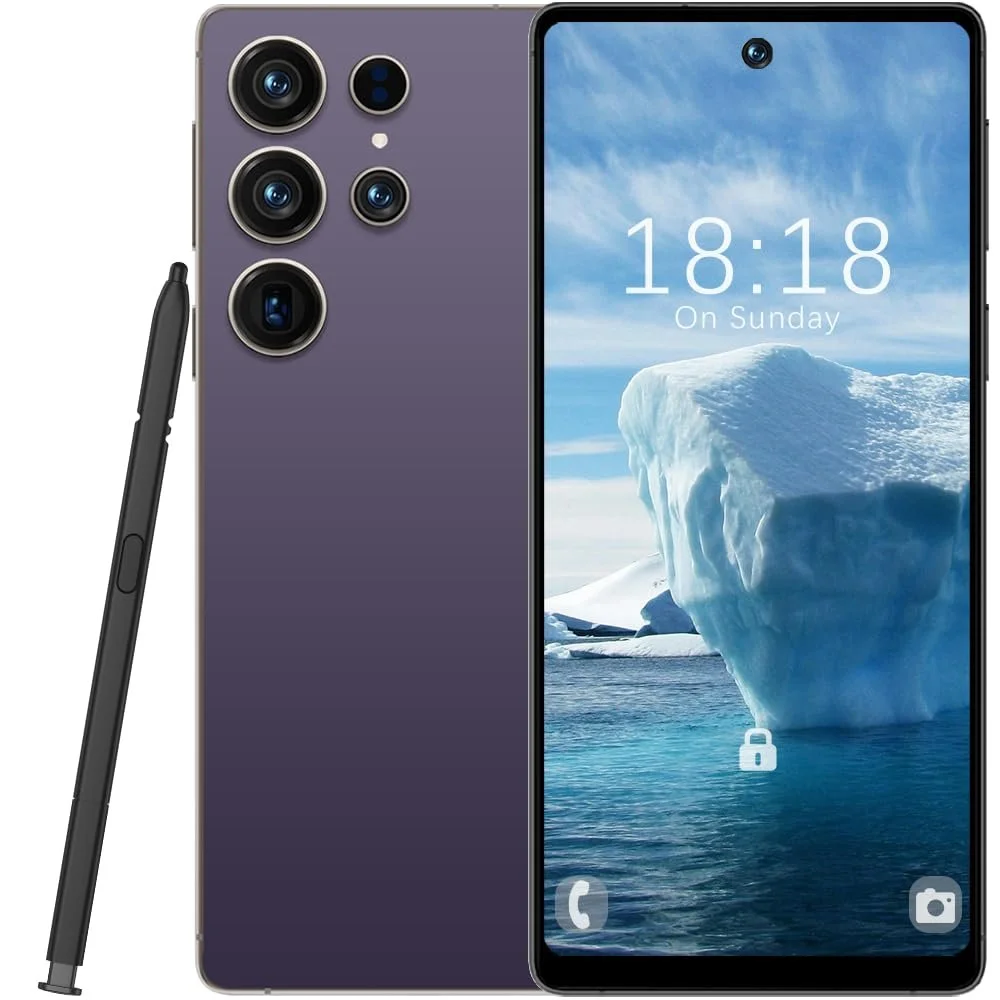 Смартфон 8+256 GB 6.8" HD 4500 mAh 21+8 MP Dual SIM Face ID OTG Android 14 Purple, фото №1 Смартфон 8+256 GB 6.8" HD 4500 mAh 21+8 MP Dual SIM Face ID OTG Android 14 Purple, фото №1