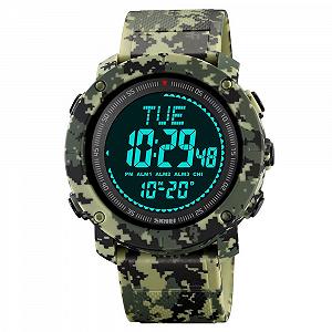 Годинник Skmei 2095CMGN Camo Green Compass synthetic.ua - Фото 1