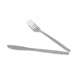 Набір столових приборів Solex TM 80 Canteen, 48 предметів для 24 осіб (ніж столовий та виделка столова) - Фото 1