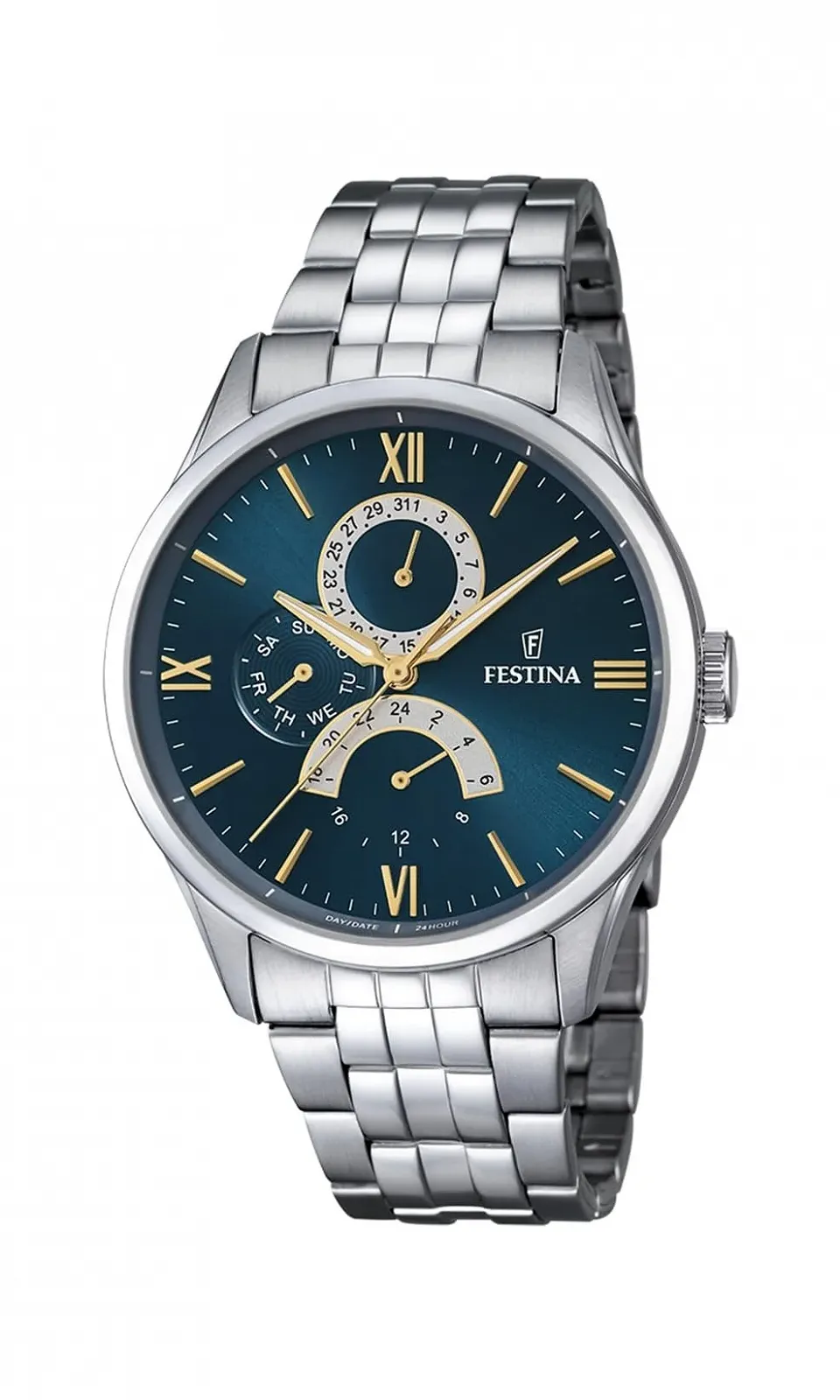 Часы Festina Мужские Синий нержавеющая сталь браслет, фото №1
