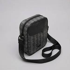 Чоловіча сумка Lacoste Monogram Black synthetic.ua - Фото 1