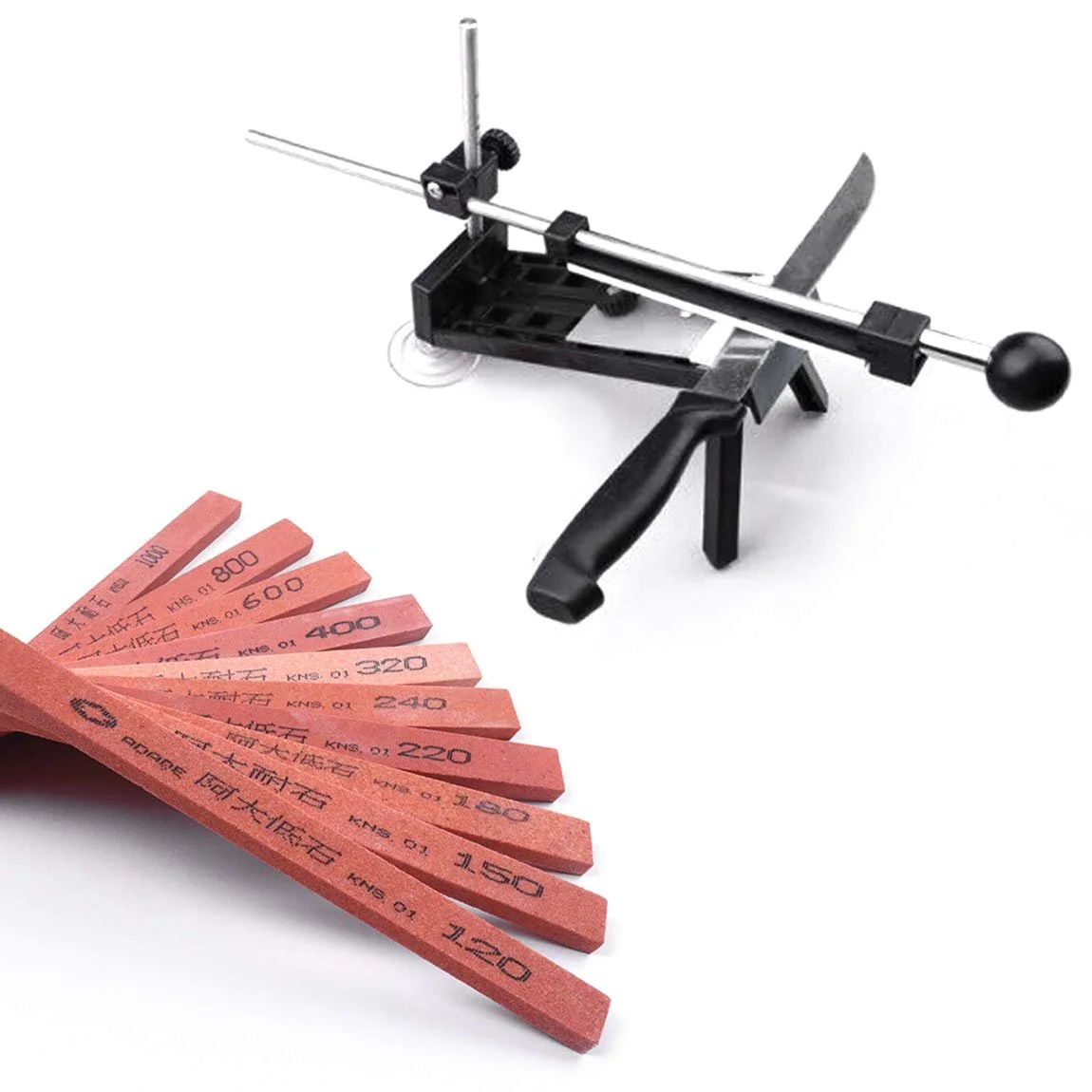 Набір точильних каменів Atoplee 10 шт. 120#-1000# 150x12x6 мм, фото №7