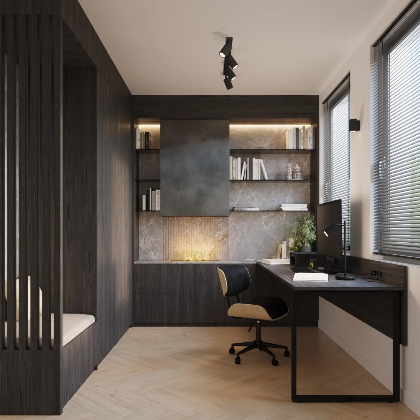 Настільна лампа SOLLUX lighting GLOOW Алюмінієва LED 3000 K 14.5 x 19.5 x 43 см Чорний, фото №6