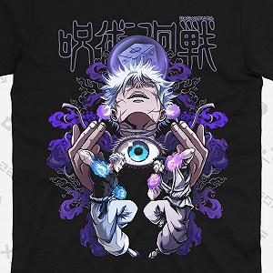 Футболка Аниме Магическая битва Годжо Сатору Satoru Gojo Jujutsu Kaisen TH133 M synthetic.ua - Фото 1