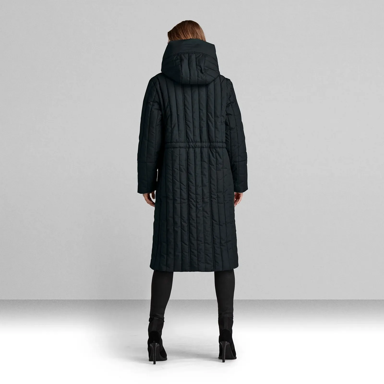 Жіноча куртка G‑Star Long Puffer Vertical Quilted Jacket - S, фото №3