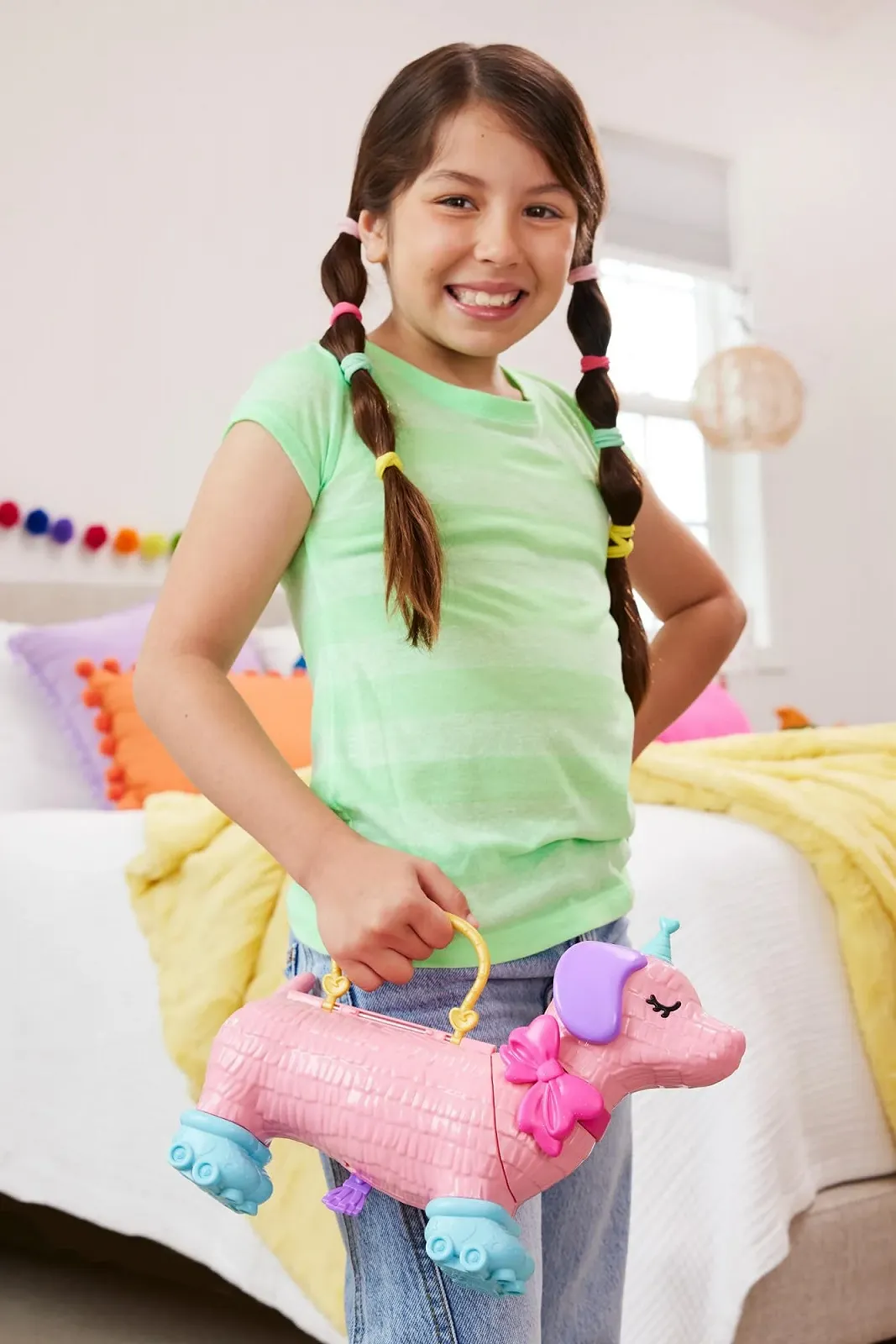 Ляльковий набір Polly Pocket Dog Party Roller Skate Birthday Party HKV54, фото №2