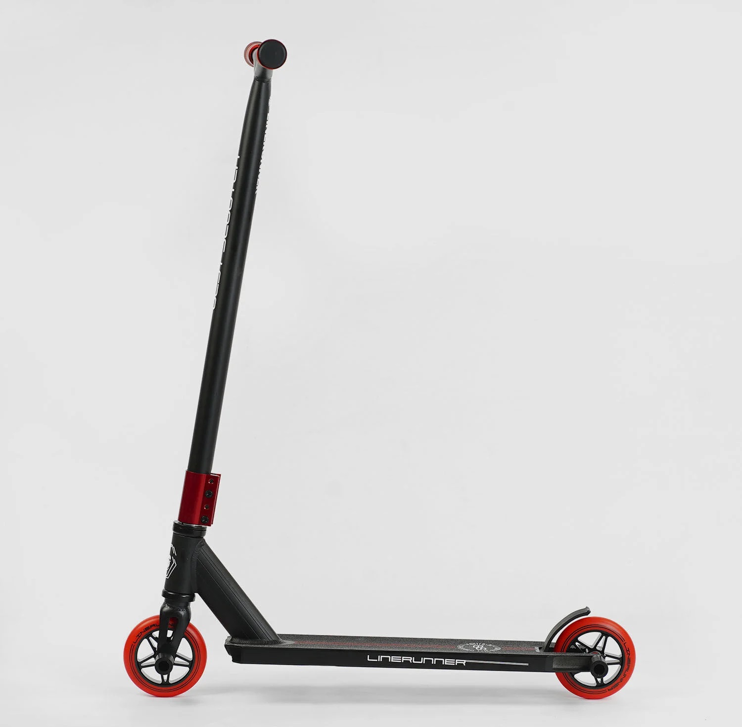 Самокат трикутний Best Scooter LineRunner 50х10 см Black with Red 129760, фото №4