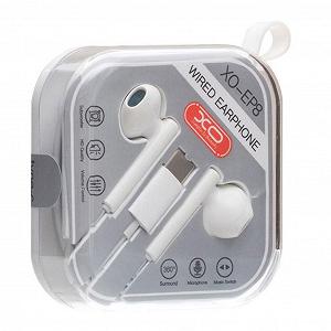 Наушники XO EP8 Type-C White synthetic.ua - Фото 1