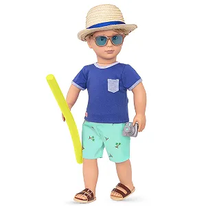 Плавки Our Generation Beach Outfit Аксесуари для плавання Одяг для ляльки хлопчика 46 см ціна на synthetic.ua - Фото 1 Плавки Our Generation Beach Outfit Аксесуари для плавання Одяг для ляльки хлопчика 46 см synthetic.ua - Фото 1