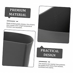 Чаша ABOOFAN Silicone Oval Slow Cooker Вставка, що миється ціна на synthetic.ua - Фото 1 Чаша ABOOFAN Silicone Oval Slow Cooker Вставка, що миється synthetic.ua - Фото 1