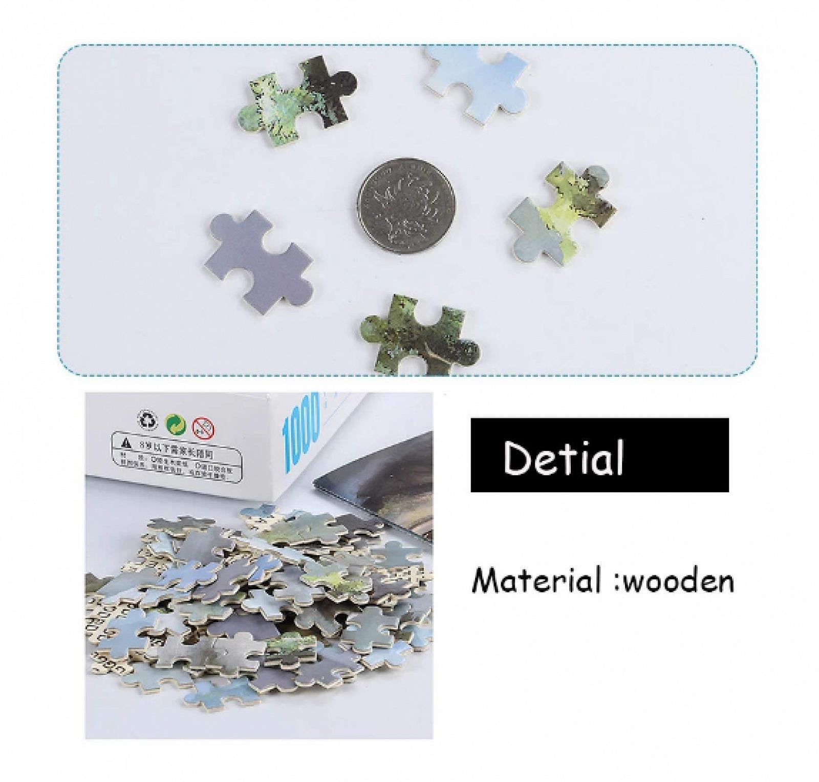 Пазл RUIYANMQ Геометрические работы Эшера Wq106Xz 1000 деталей дерево, фото №2 Пазл RUIYANMQ Геометрические работы Эшера Wq106Xz 1000 деталей дерево, фото №2