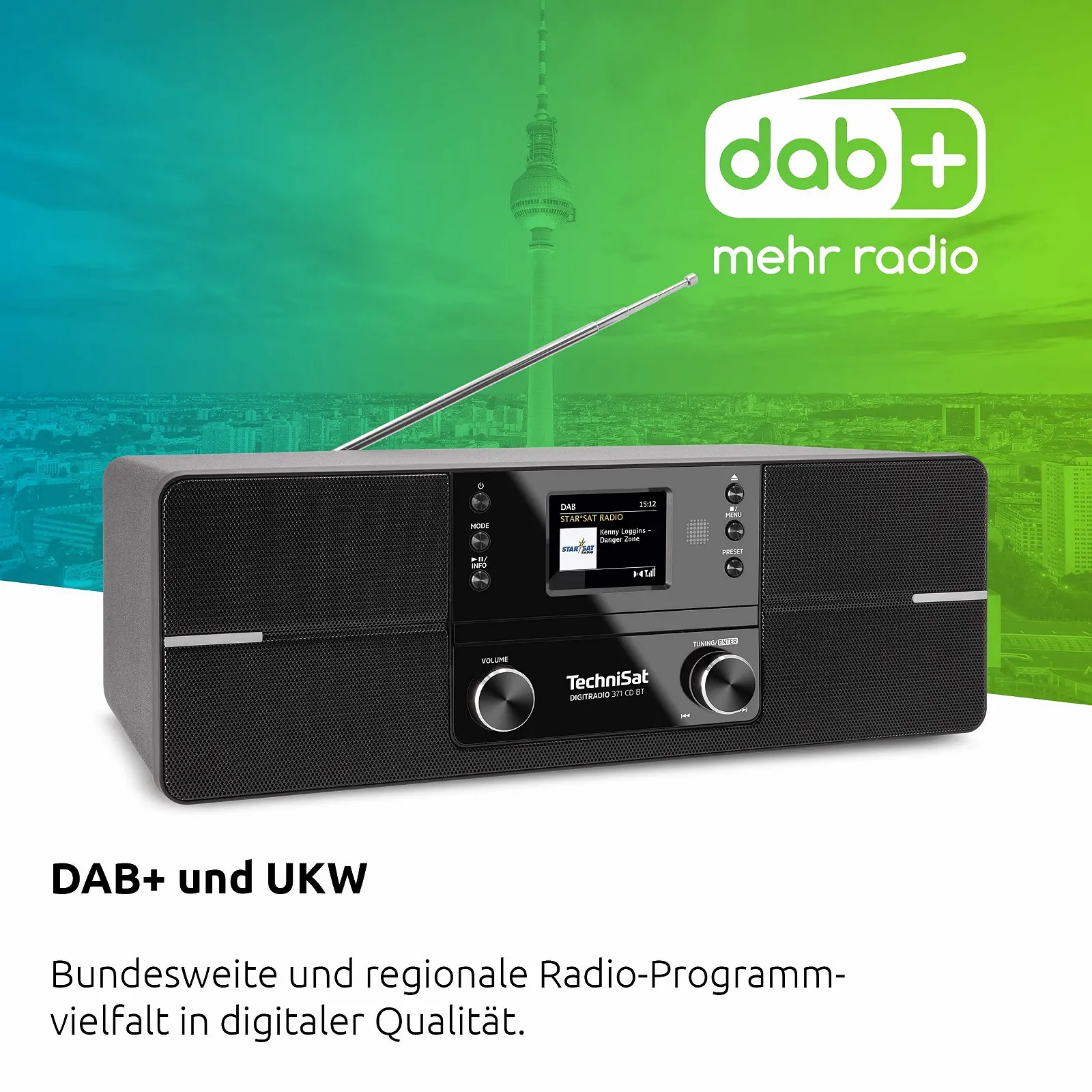 Цифровое радио и CD-проигрыватель TechniSat Digitradio, фото №3 Цифровое радио и CD-проигрыватель TechniSat Digitradio, фото №3