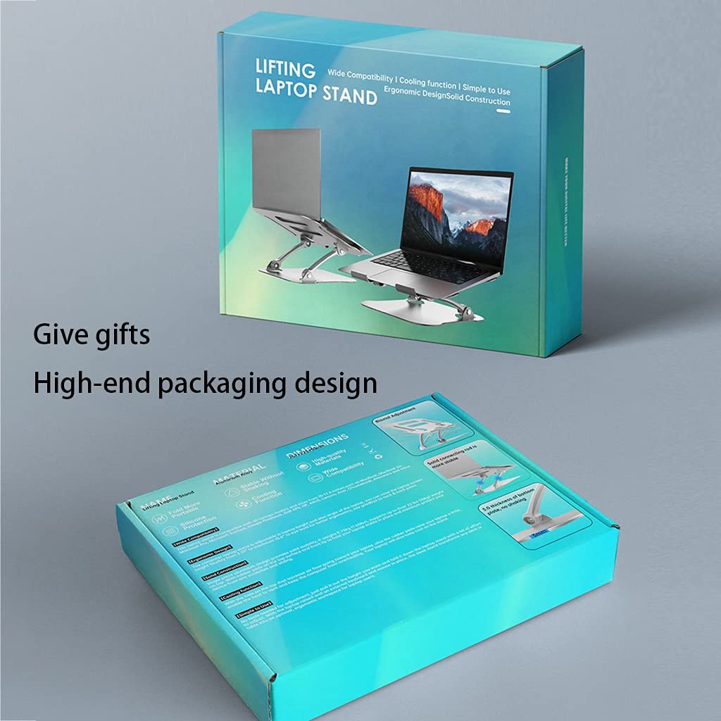 Розкладний Охолоджуючий Стенд для Ноутбука Регульована Підставка-Кронштейн для ПК Охолоджуючий Кронштейн, фото №6 Розкладний Охолоджуючий Стенд для Ноутбука Регульована Підставка-Кронштейн для ПК Охолоджуючий Кронштейн, фото №6