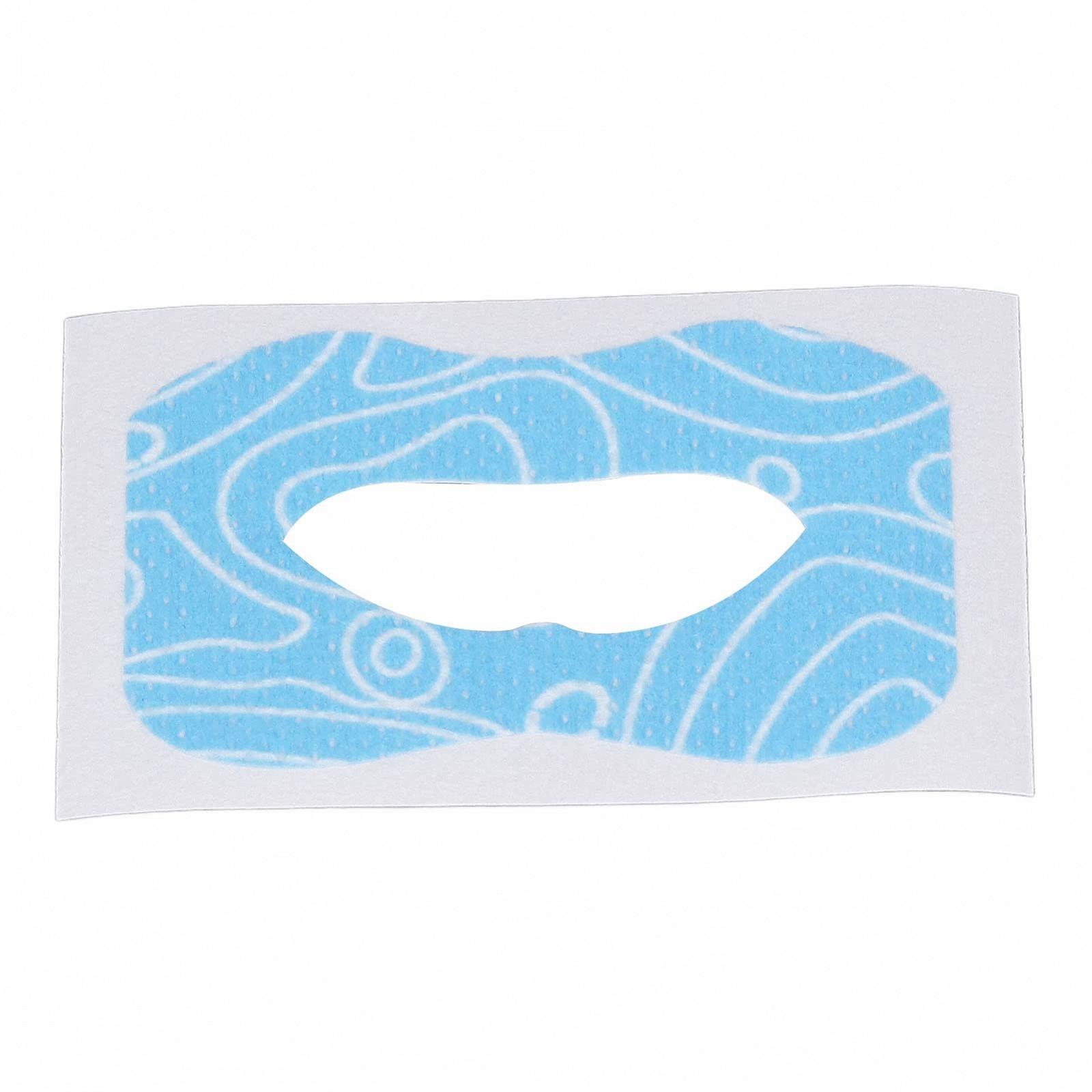 Стрічка для рота для сну Ніжна портативна 30 штук Покращує нічний сон (Синя), фото №6