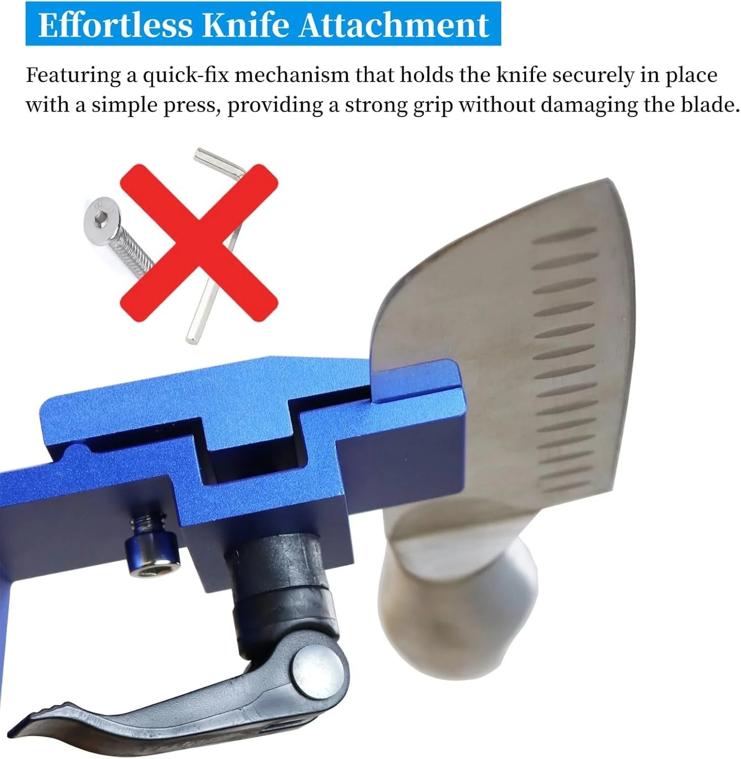 Точилка для ножів професійна з нержавіючої сталі з 6 алмазними каменями 120/320/600/800/1500/3000, фото №7