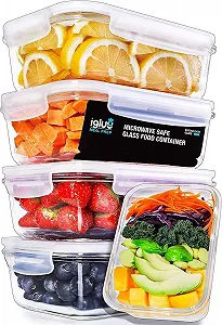 Контейнеры для продуктов Igluu 840 мл Стеклянные Набор 5 шт - Фото 1