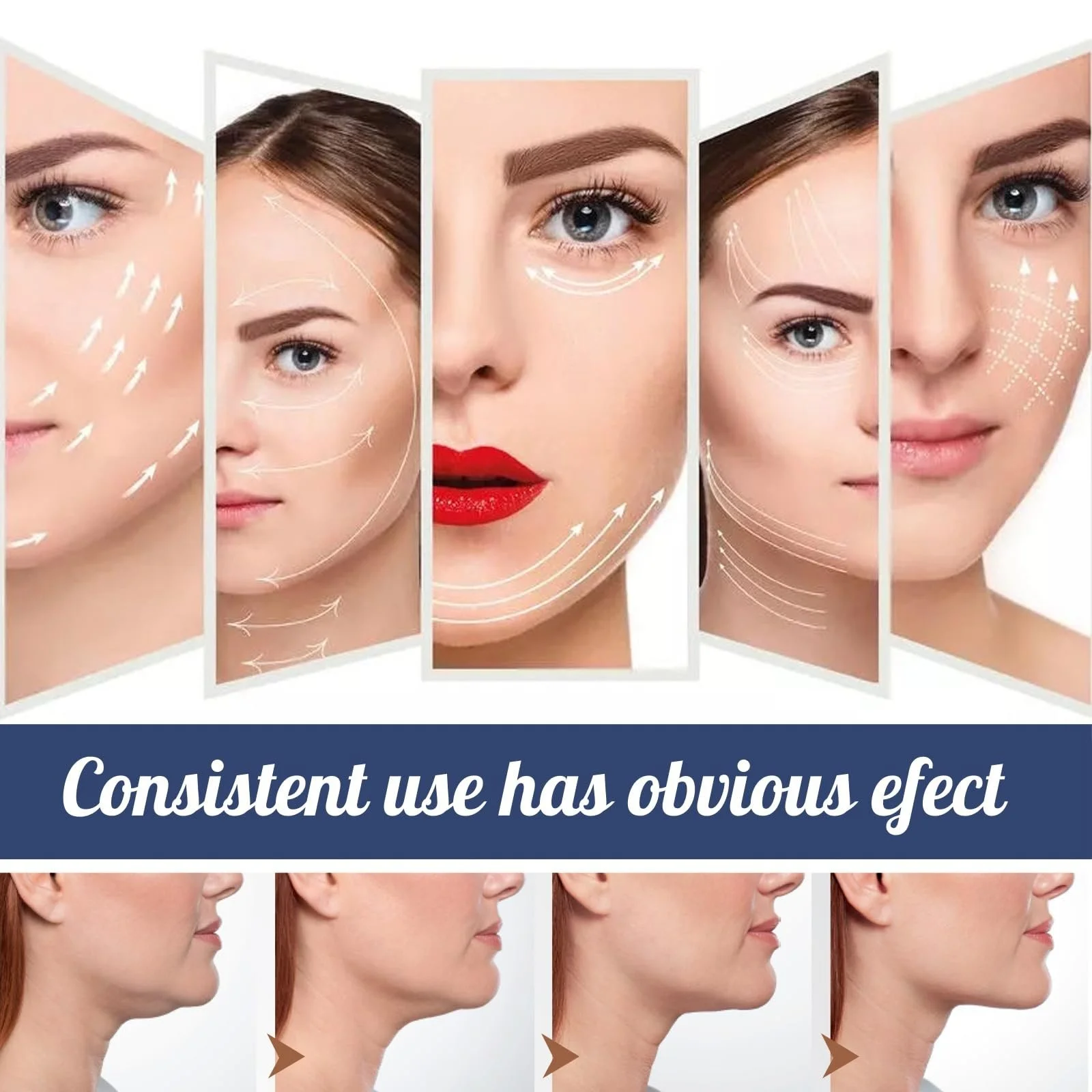 Водонепроницаемая лента для подтяжки лица, фото №4