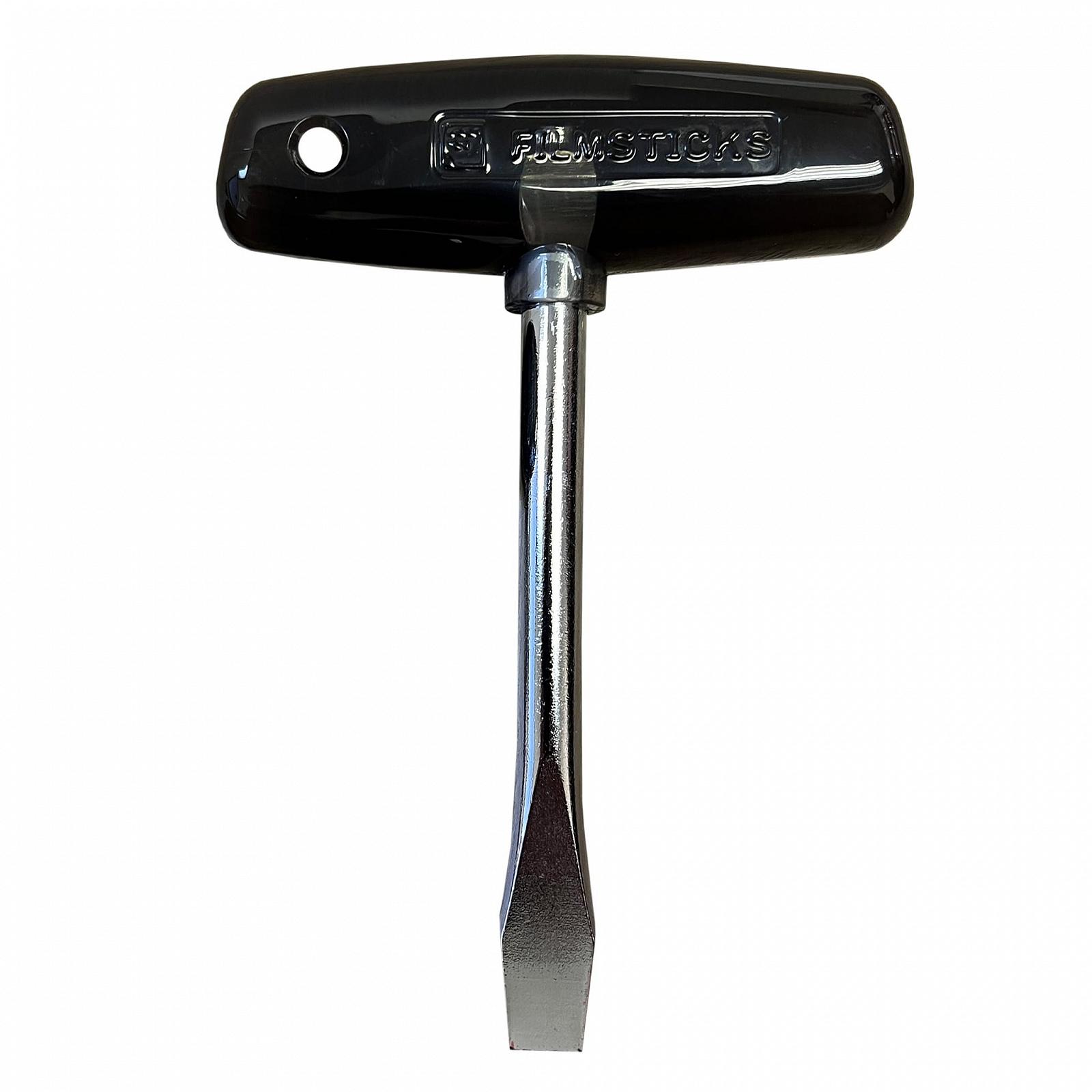 Викрутка Filmsticks T-Handle 10 мм з плоскою головкою подовжена з карбонової сталі зі стрижнем - ABS пластик T-рукоятка зручна для кінонаборів, фото №1