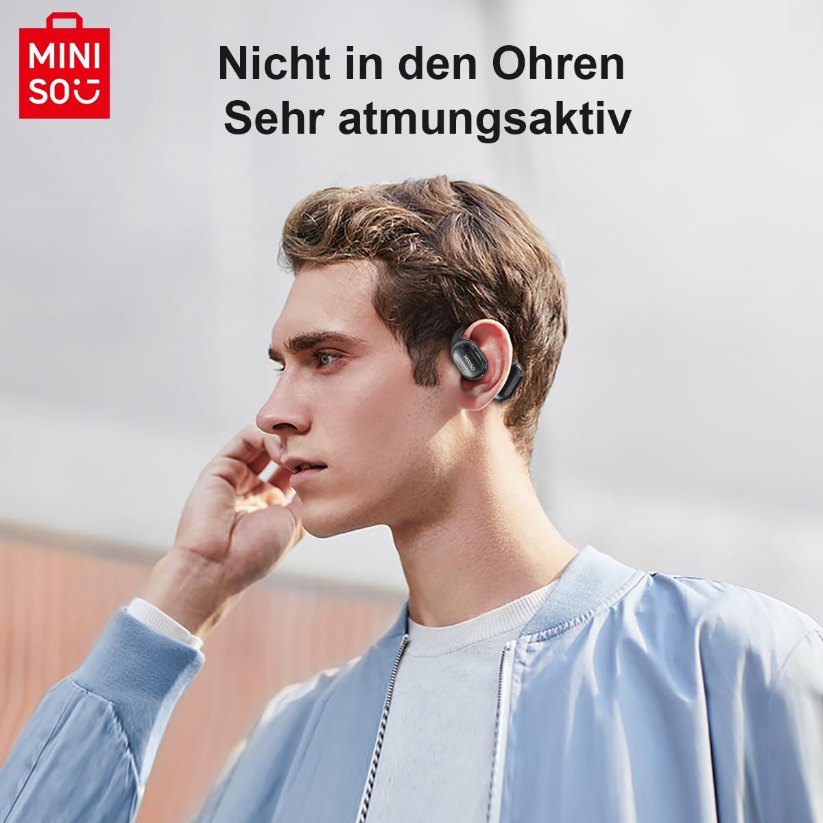 Наушники-переводчик MINISO MS162 Ki Real Time OWS Open Ear AI Беспроводные, фото №7