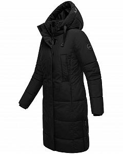 Пальто зимове MARIKOO Laryaa XVI Жіноче Тепле стьобане Довге зі знімним капюшоном synthetic.ua - Фото 1