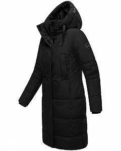 Пальто зимове MARIKOO Laryaa XVI Жіноче Тепле стьобане Довге зі знімним капюшоном synthetic.ua - Фото 1