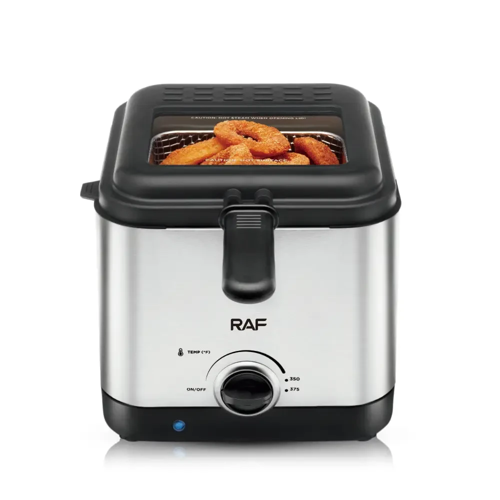 Электрическая фритюрница на 2.5 л для жарки без масла 1000 Вт Deep Fryer RAF R.5300 Воздушная, фото №2 Электрическая фритюрница на 2.5 л для жарки без масла 1000 Вт Deep Fryer RAF R.5300 Воздушная, фото №2