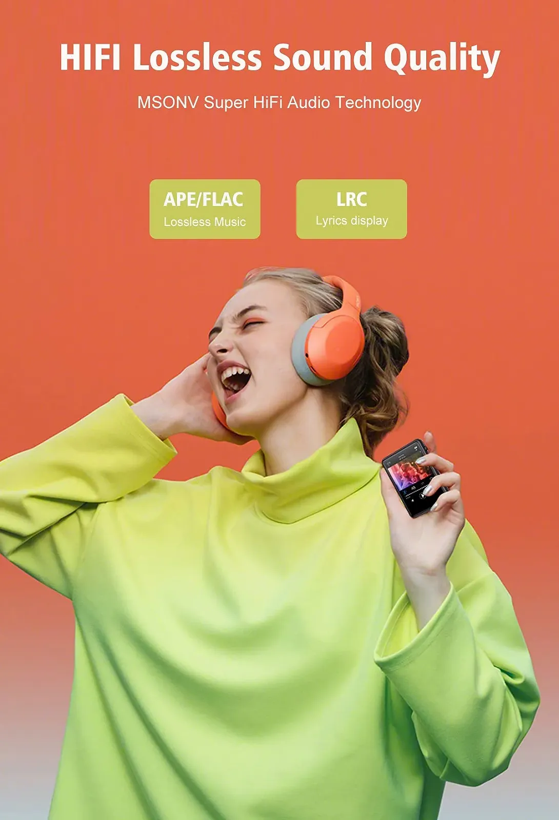 MP3-плеєр MECHEN 32GB Bluetooth 5.3, 2.4-дюймовий сенсорний екран, з лінійним записом, FM-радіо, динамік, підтримка до 128GB, фото №3