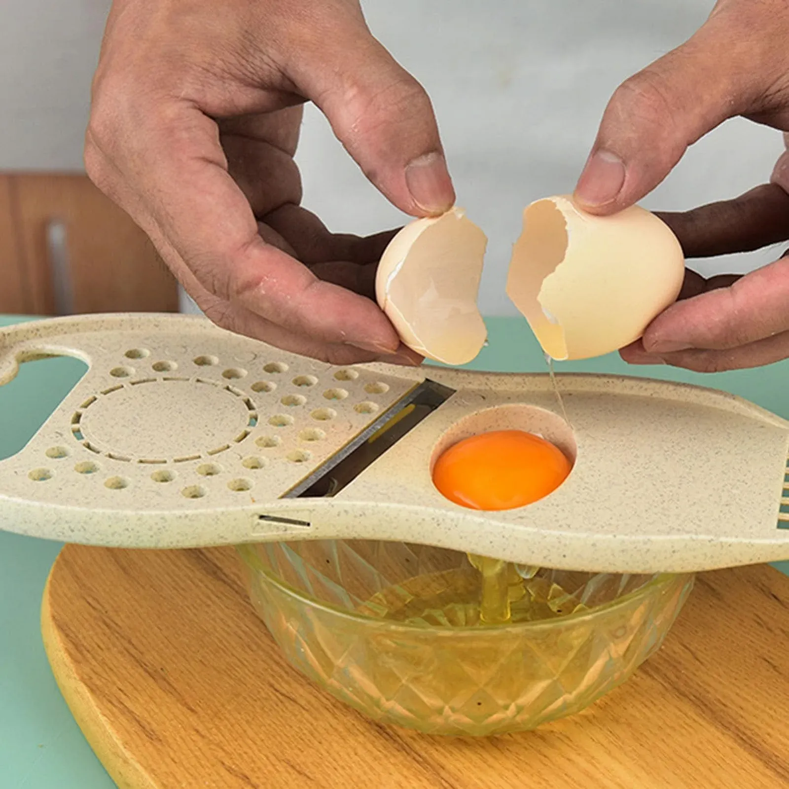 Ручна овочерізка для кухні для нарізки та вижимання соку з цибулі, часнику, моркви, фото №3