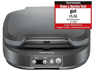 Сендвічниця ROMMELSBACHER ST 1800, 4 XL сендвічі, антипригарне покриття, таймер на 15 хвилин, 1800 Вт synthetic.ua - Фото 1