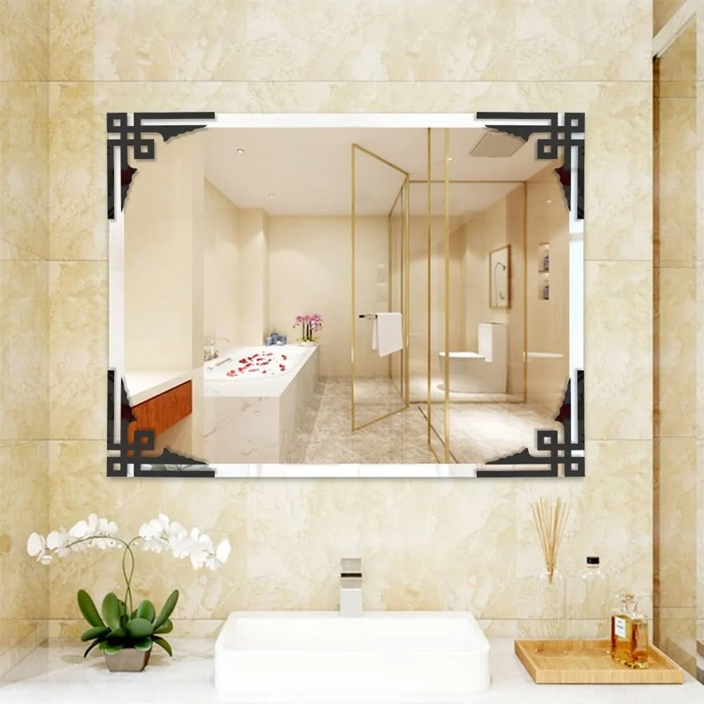 Дзеркальна наклейка 3D Mirror Sticker DIY акрилова декоративна Сріблястий, фото №7 Дзеркальна наклейка 3D Mirror Sticker DIY акрилова декоративна Сріблястий, фото №7