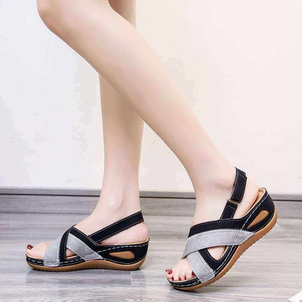 Женские сандалии CrEev Ортопедические из искусственной кожи Летние, фото №1