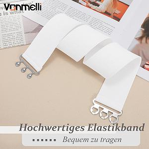 Эластичный пояс VONMELLI для женщин, широкий винтажный пояс для платья, ретро пояс-корсет, ширина 5 см synthetic.ua - Фото 1