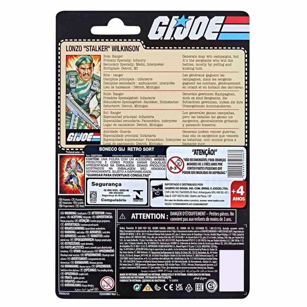 Фигурка G. I. Joe Lonzo Stalker Wilkinson Retro Collection SD-HSBF22355L0 Цветной, фото №3