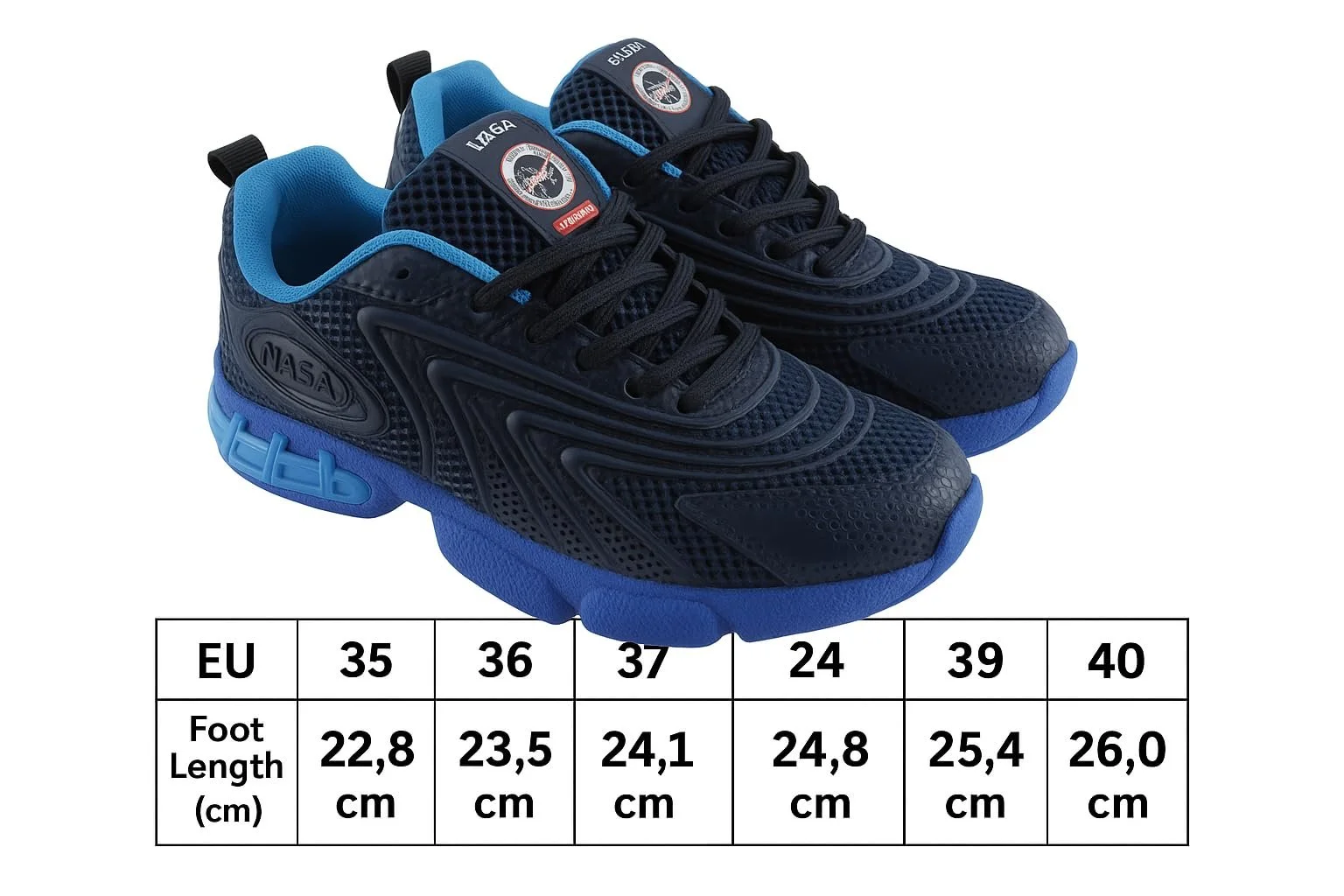 Кроссовки eplusm NASA для мальчиков - Легкая спортивная обувь с сетчатым верхом и амортизирующей подошвой - Детская обувь с космическим дизайном Размер 35-40, фото №8