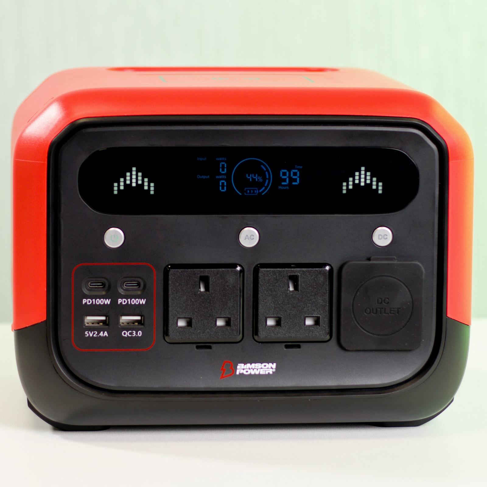 Зарядная станция Bimson Power BP700PPS 1400 Вт / 700 Вт / 512 Вт*ч / LiFePO4 / Быстрая зарядка 1 час, фото №1