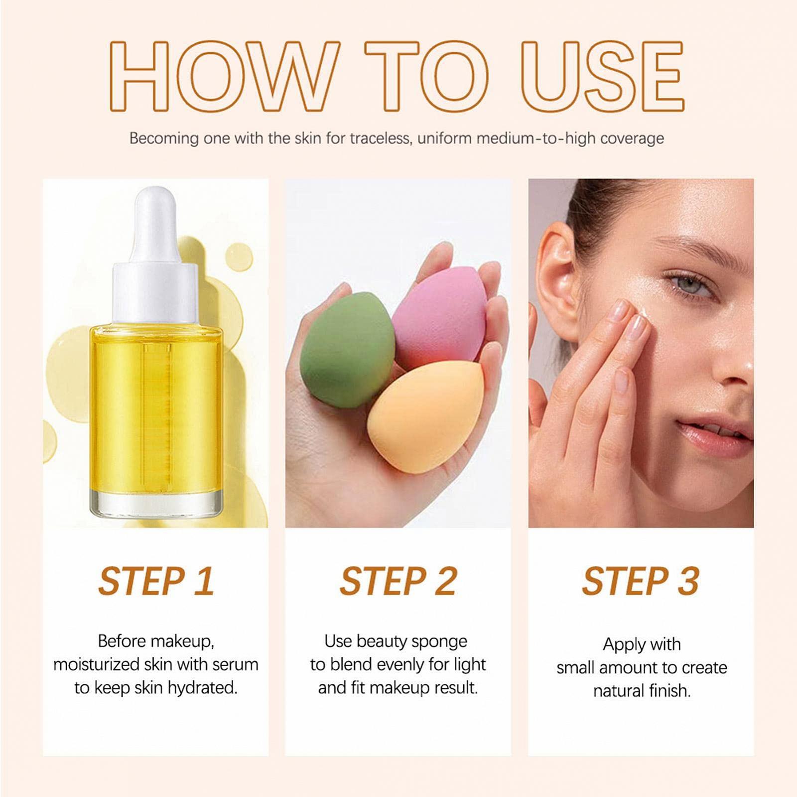 Тональная основа жидкая Facynde увлажняющая светлый светло-фарфоровый крем без масел, фото №7 Тональная основа жидкая Facynde увлажняющая светлый светло-фарфоровый крем без масел, фото №7