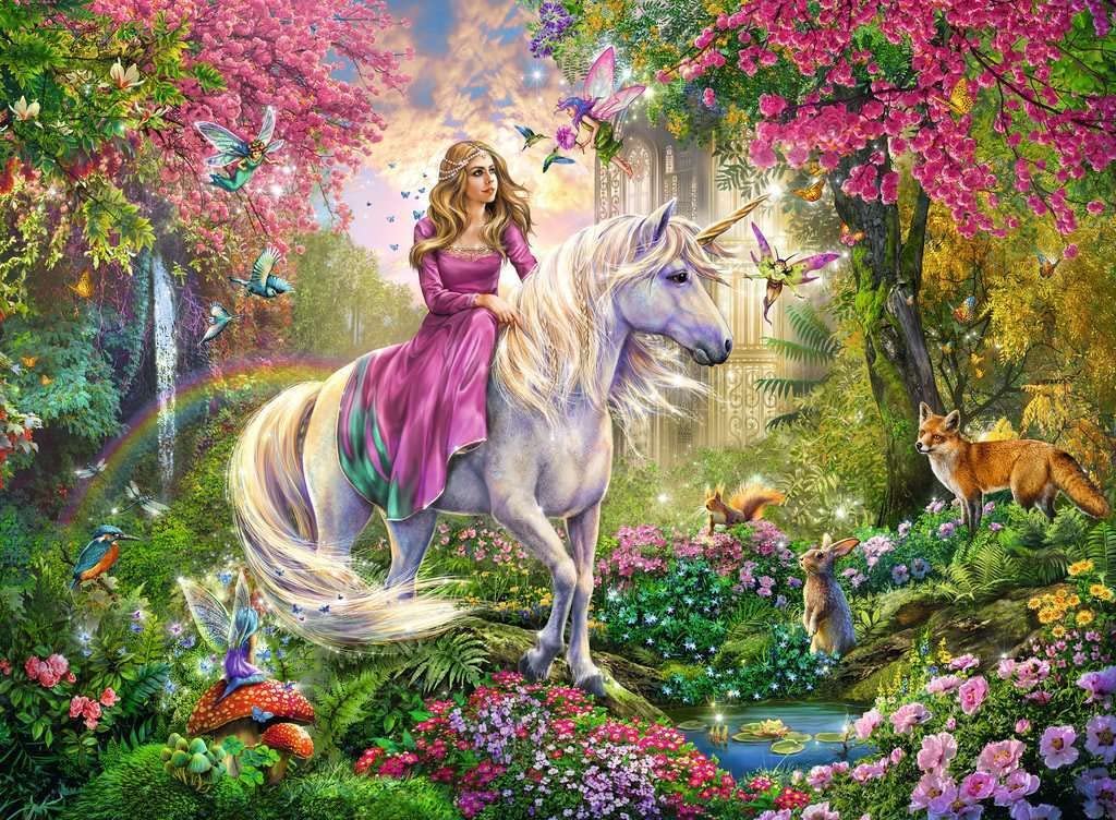 Пазл Ravensburger XXL Unicorns 100 деталей, фото №2