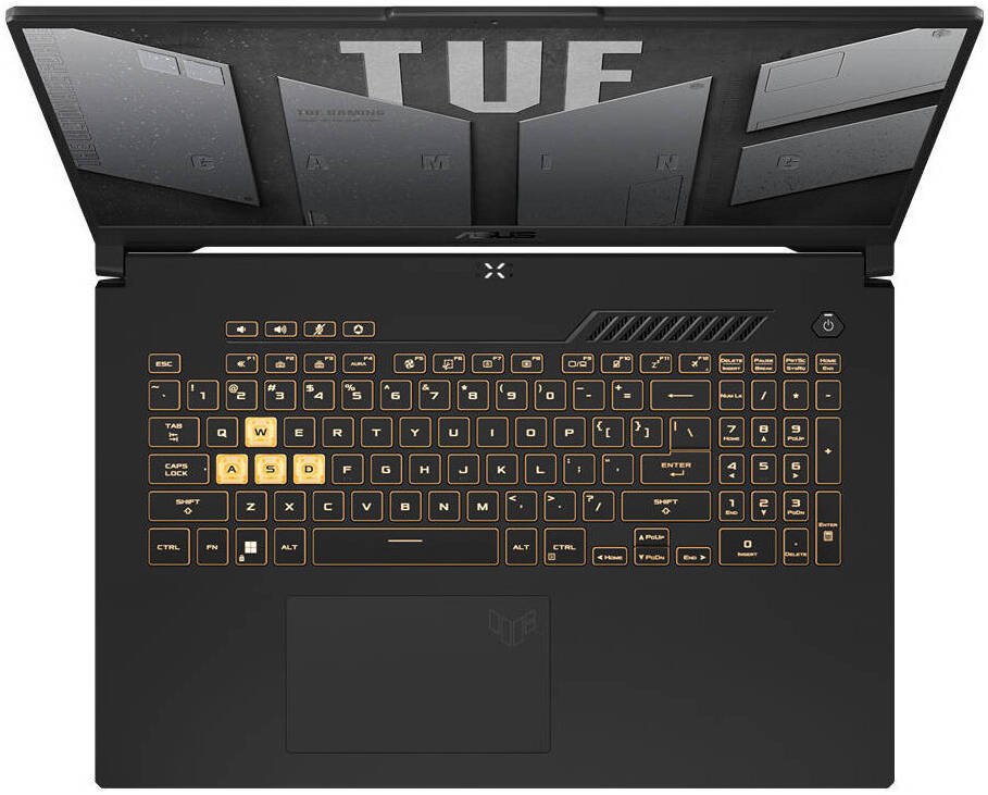 Ноутбук 17.3" ASUS TUF A17 (FA707NV-HX023W) Gaming AMD Ryzen 7 7735HS RAM 16GB SSD 512GB GeForce RTX 4060 Win11 Алюминиевый корпус (UKR), фото №2