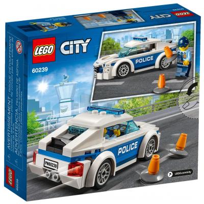 Конструктор LEGO City Автомобиль полицейского патруля 92 детали 60239, фото №6