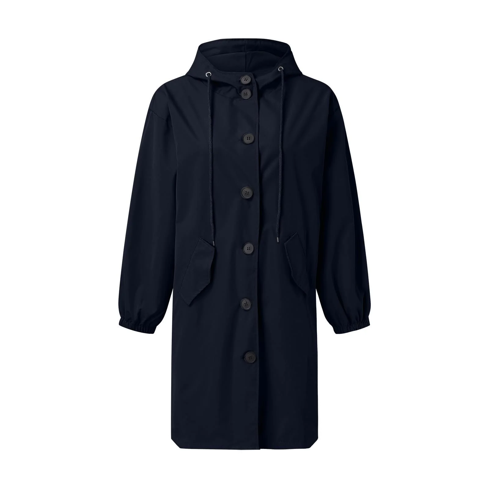 Вітрозахисне пальто з капюшоном для жінок, фото №4